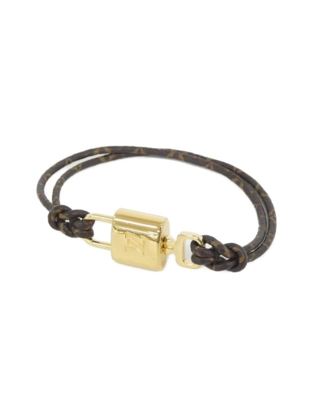 Louis Vuitton Monogram Bracelet LV Padlock